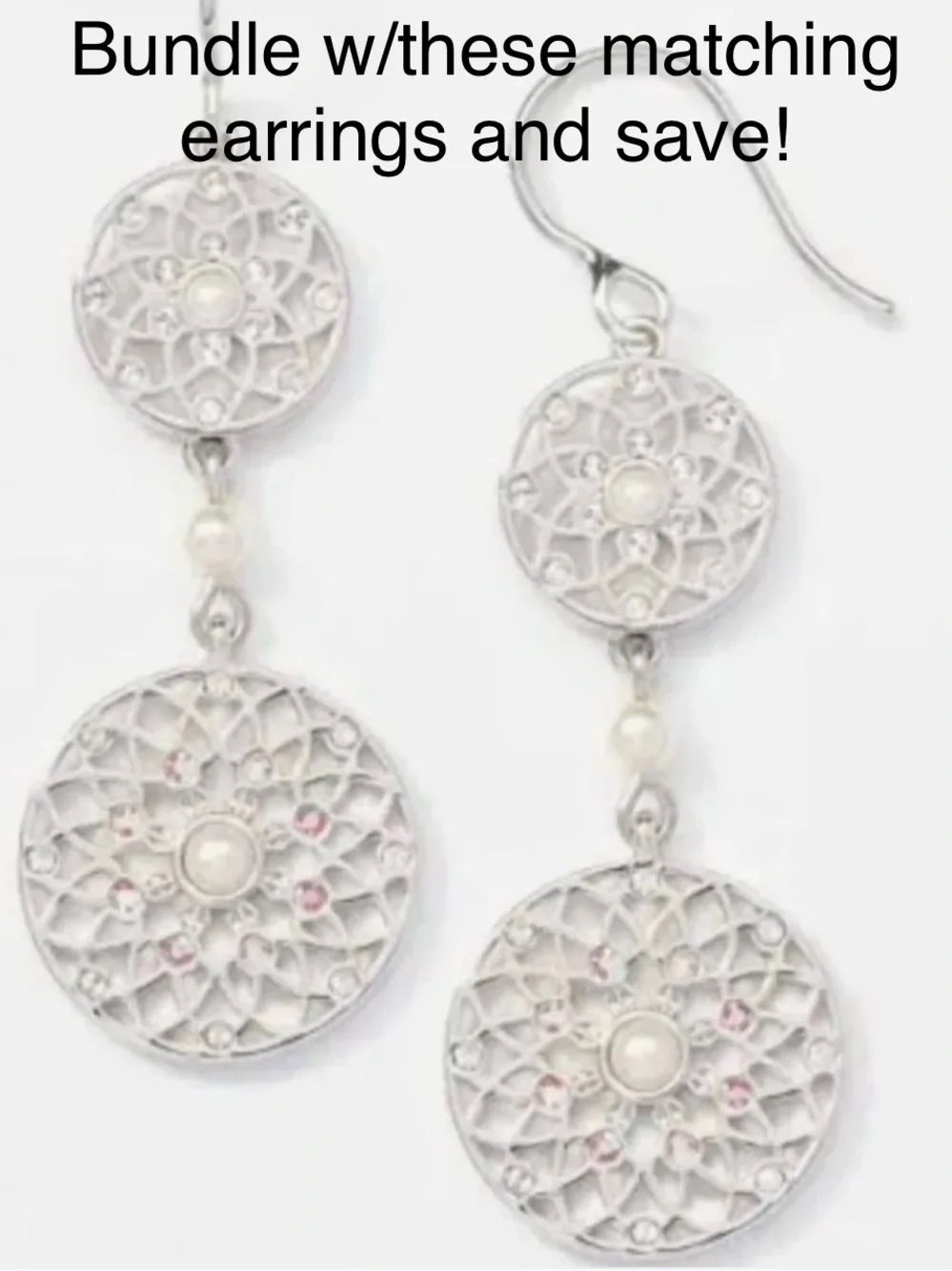 NWT Touchstone Crystal “Lacework” Necklace; Retired